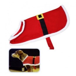 Chrstmas Festive Dog Santa Suit 12"
