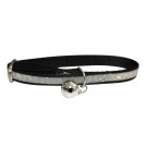 Black Glitter Cat Collar With Safety Buckle