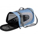 Blue Fabric Cat Carrier Ferplast Beauty Medium Also For Small Dogs