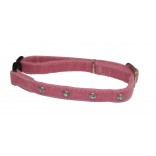 Pink Velvet Cat Collar With Safety Buckle *SALE*