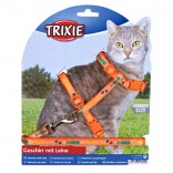 Cat Harness With Lead Pretty Design Nylon Various Colours