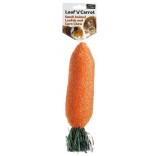 Loof'a' Carrot Loofah Rabbit Chew and Small Pet Toy