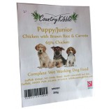 Country Kibble Wet Chicken & Rice Working Dog Puppy Food 10 Trays VAT FREE