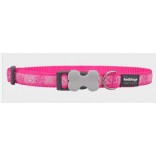 Red Dingo Dog Collar Paw Impressions Hot Pink