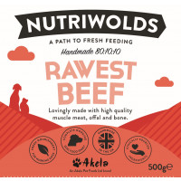 NutriWolds Raw Rawest Beef - Working Dog 500g Chunky