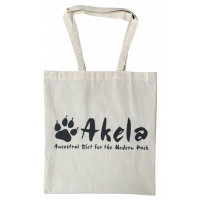 Akela natural cotton canvas bag