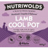 NutriWolds Raw Lamb Cool Pot Complete and Balanced - FEDIAF - 500g Chunky